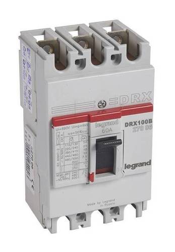 Силовой автомат Legrand DRX, 10кА, 3P, 60А