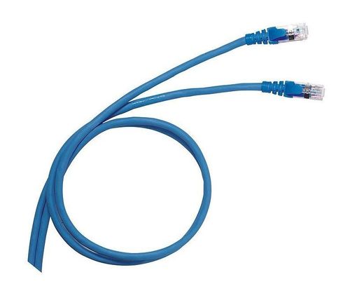 Коммутационный шнур RJ 45 - категория 6 - F//UTP - PVC - экранированный - 2 м - голубой