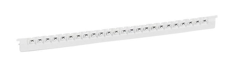 Маркер Memocab - ширина 2,3 мм - чёрная маркировка на белом фоне - заглавная буква K