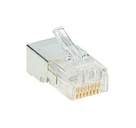 Вилка RJ 45 кат. 5е - 9 контактов - ширина 11,7 мм